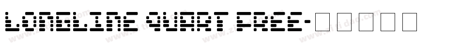 Longline Quart FREE字体转换